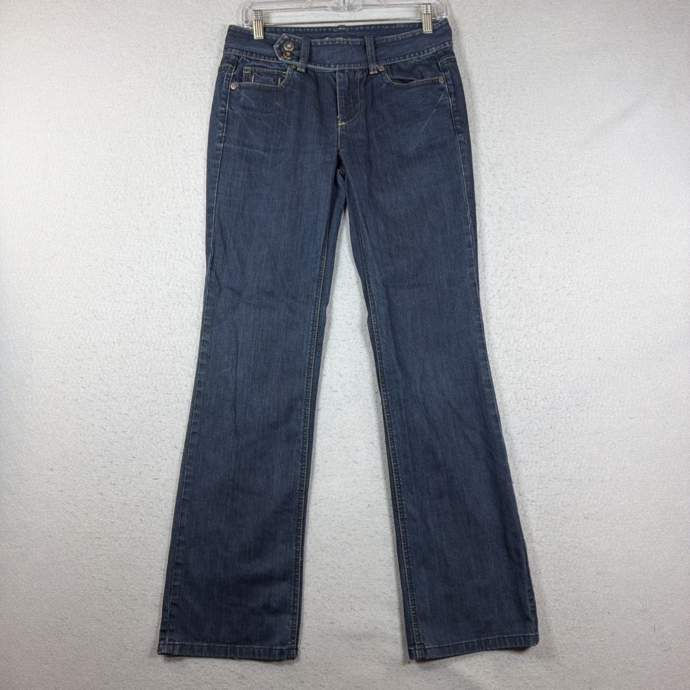 Ann Taylor Jeans Women 2 Modern Fit Flare Leg Lindsay Waist Made Hong Kong Y2K